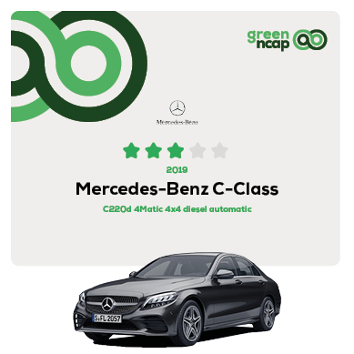 Mercedes-Benz C-Class - Green NCAP Results July 2019 - 3 stars