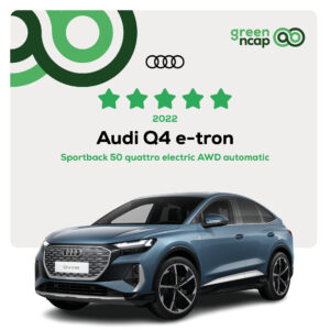 Audi Q4 e-tron - Green NCAP Results June 2022 - 5 stars