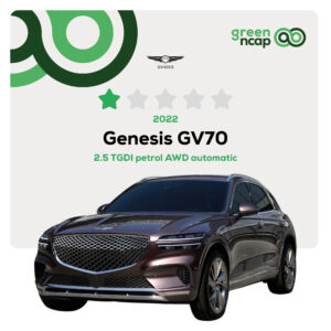 Genesis GV70 - Green NCAP Results June 2022 - 1 star